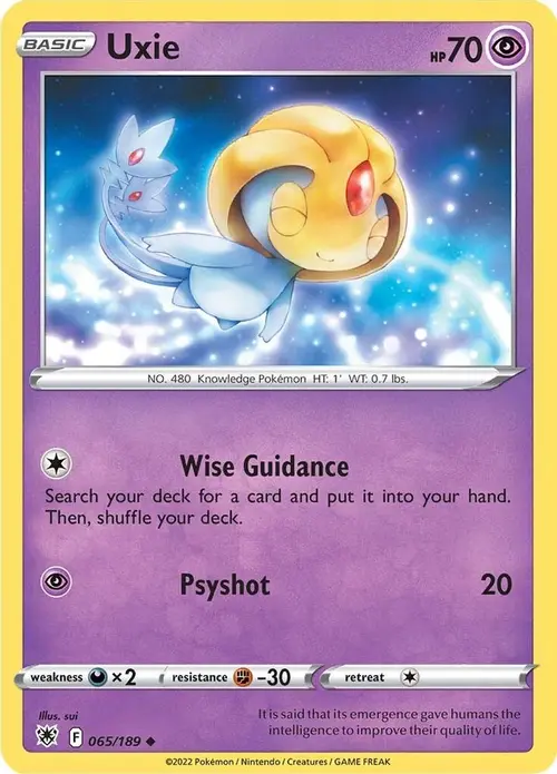 Uxie card art