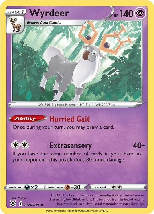 Wyrdeer card art