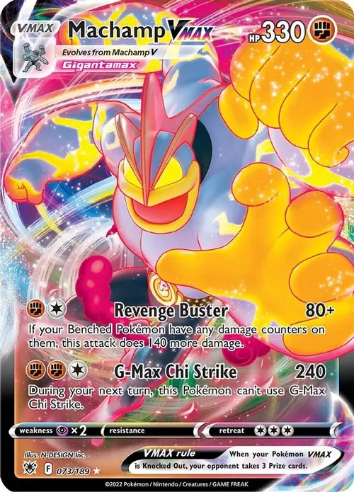 Machamp VMAX card art