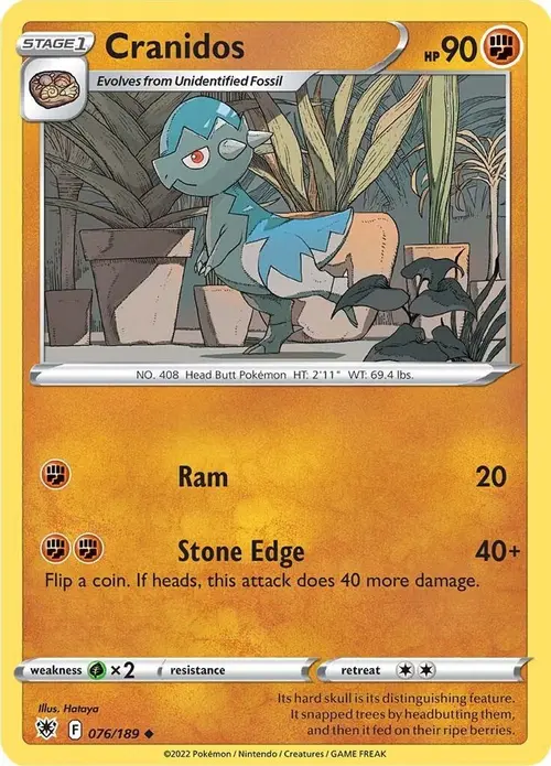 Cranidos card art