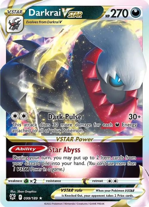Darkrai VSTAR card art