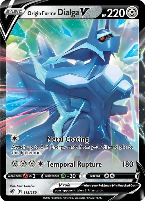 Origin Forme Dialga V card art