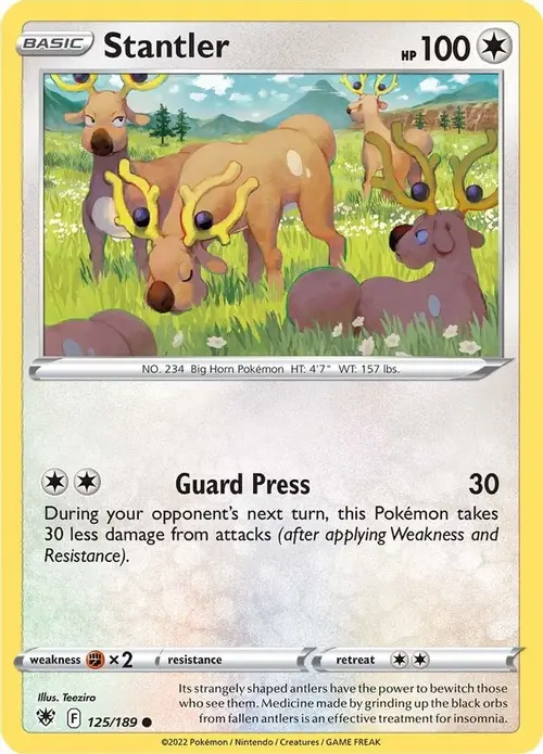 Stantler card art