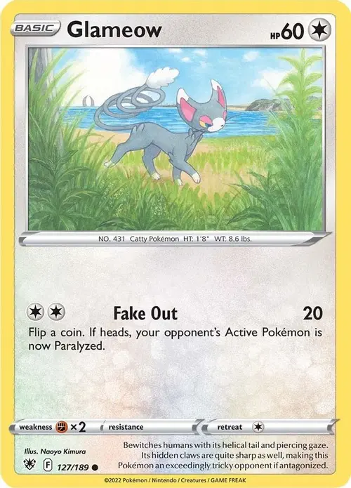 Glameow card art
