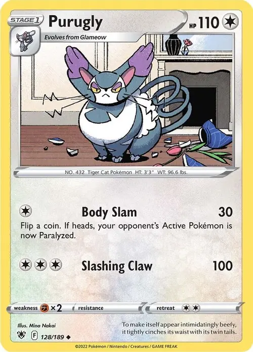 Purugly card art
