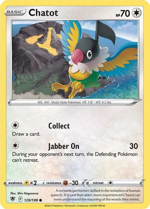 Chatot card art