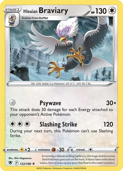 Hisuian Braviary card art