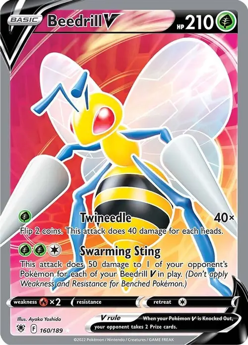 Beedrill V (Full Art) card art