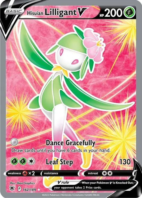 Hisuian Lilligant V (Full Art) card art