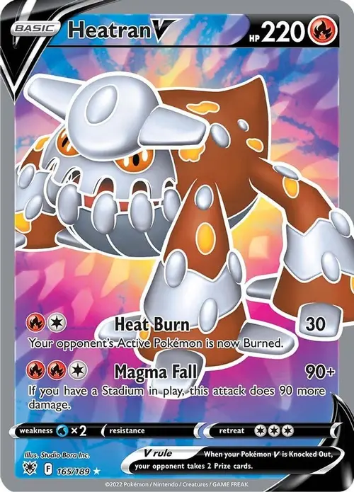 Heatran V (Full Art) card art