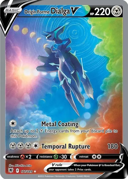 Origin Forme Dialga V (Alternate Full Art) card art