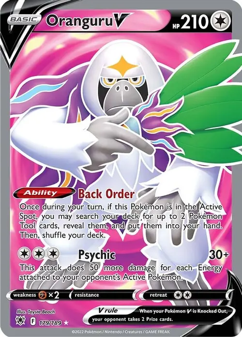 Oranguru V (Full Art) card art