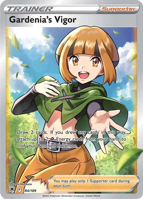 Gardenia's Vigor (Full Art) card art