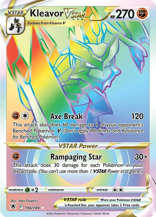 Kleavor VSTAR (Secret) card art