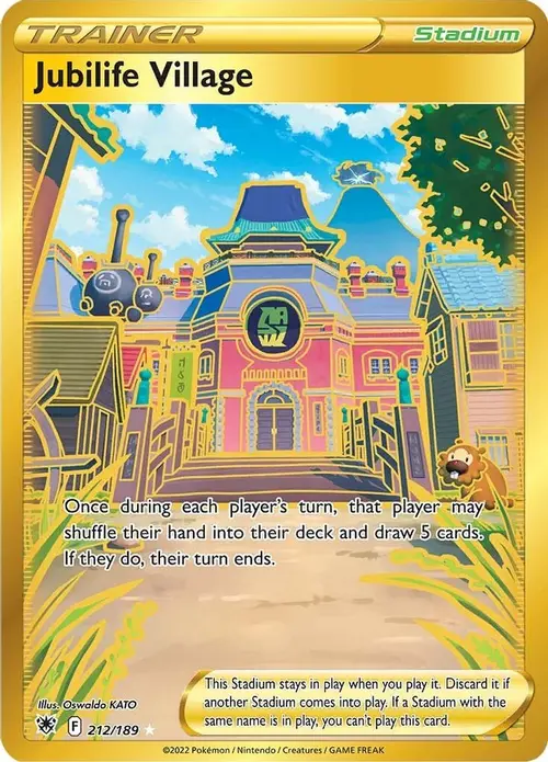 Jubilife Village (Secret) card art