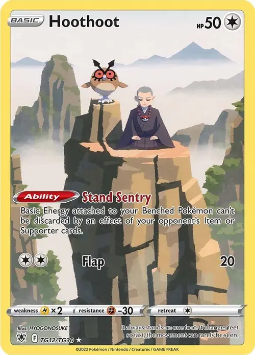 Hoothoot card art