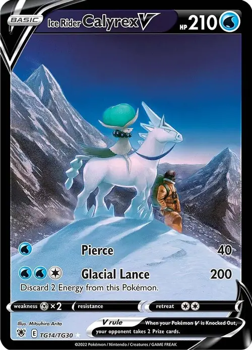 Ice Rider Calyrex V card art