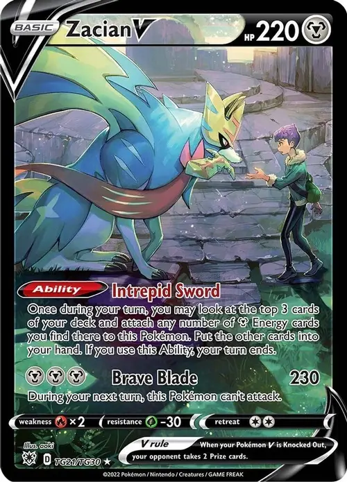 Zacian V card art