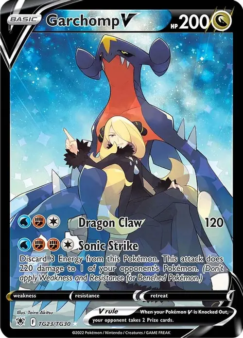 Garchomp V card art