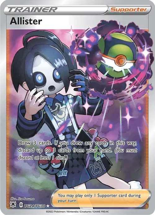 Allister card art