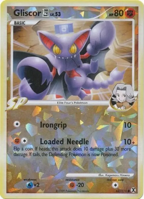 Gliscor E4 - 62/111 (Cracked Ice) card art