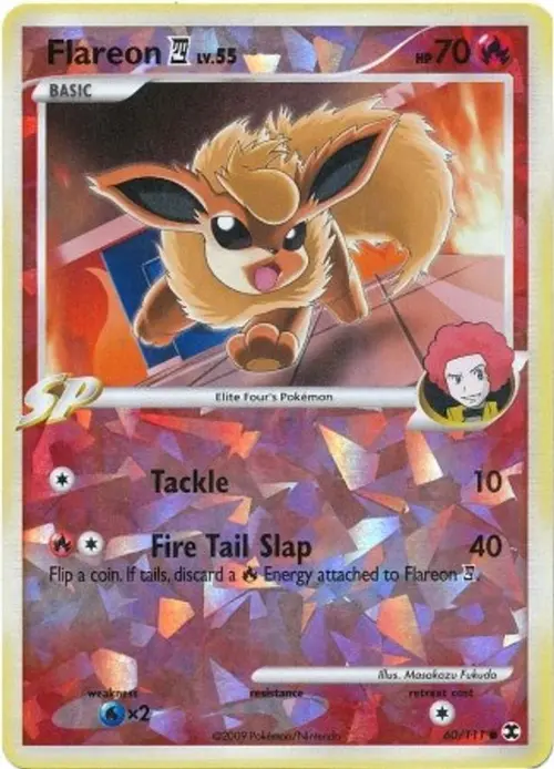 Flareon E4 - 60/111 (Cracked Ice) card art