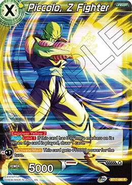 Piccolo, Z Fighter card art