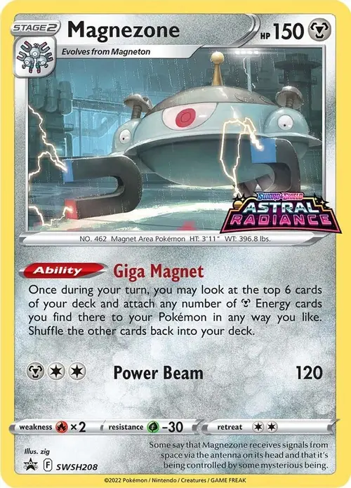 Magnezone - SWSH208 card art
