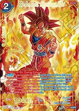 SSG Son Goku, Magnificent Might (SPR) card art