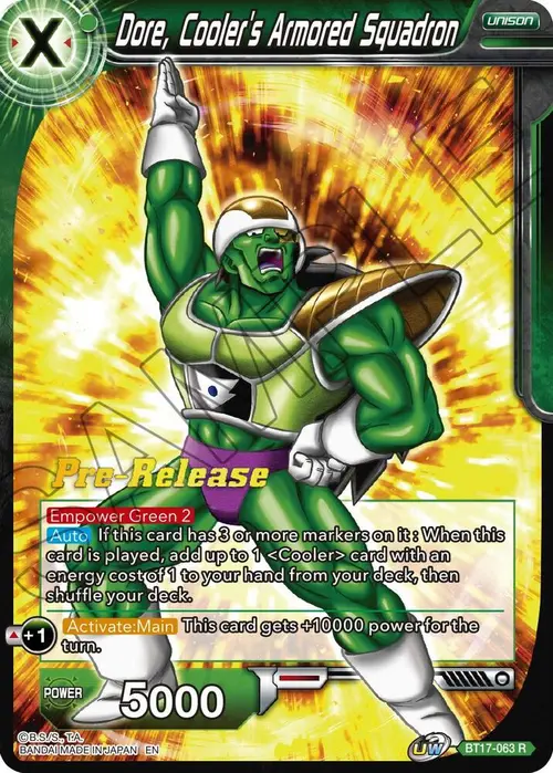 Dore, Cooler's Armored Squadron card art