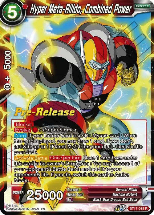 Hyper Meta-Rilldo, Combined Power card art