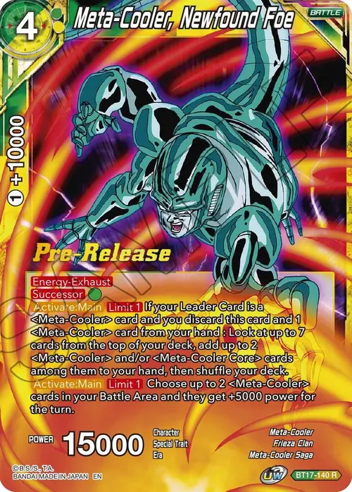 Meta-Cooler, Newfound Foe card art