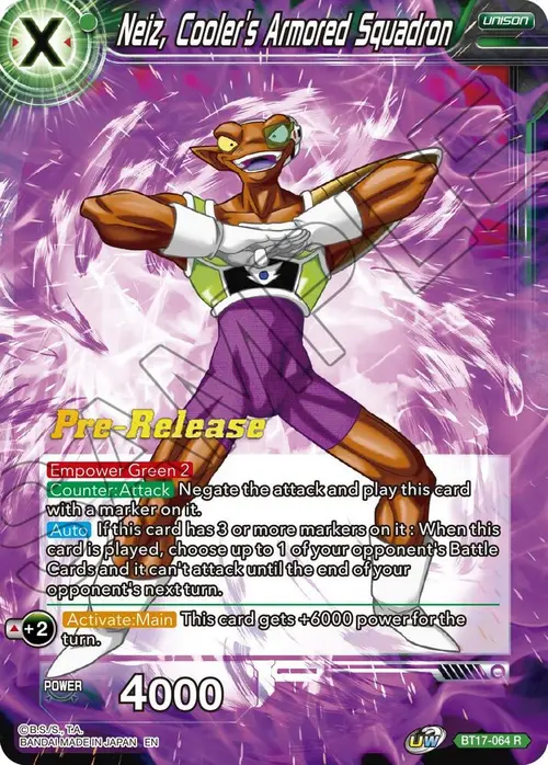 Neiz, Cooler's Armored Squadron card art