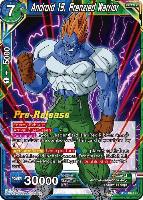 Android 13, Frenzied Warrior card art