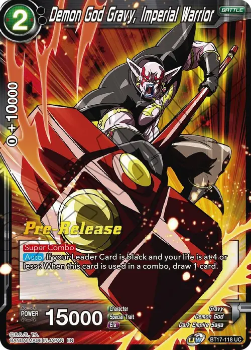 Demon God Gravy, Imperial Warrior card art
