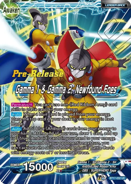 Gamma 1 & Gamma 2 // Gamma 1 & Gamma 2, Newfound Foes card art