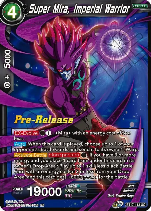 Super Mira, Imperial Warrior card art