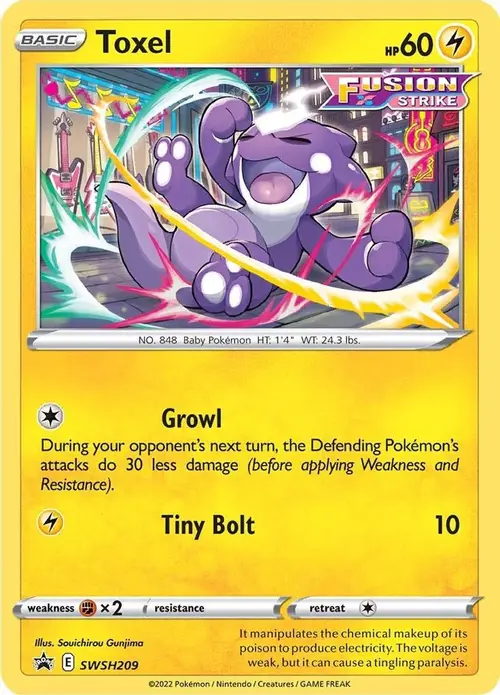 Toxel - SWSH209 card art