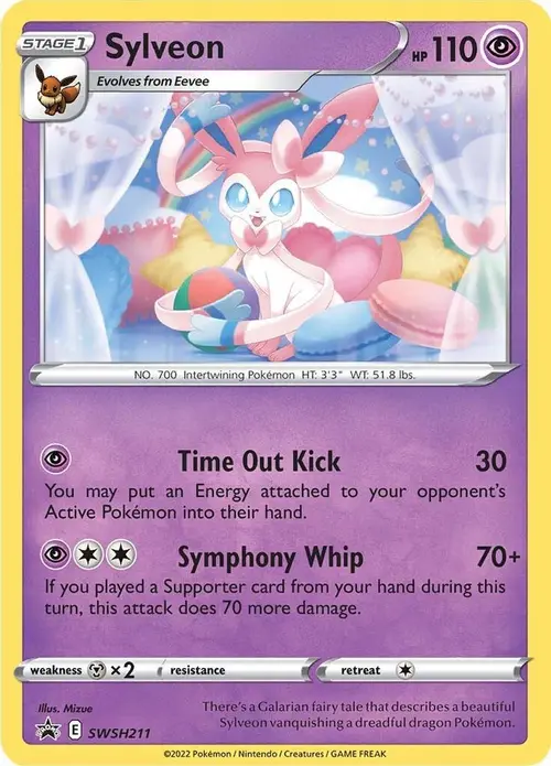 Sylveon - SWSH211 card art