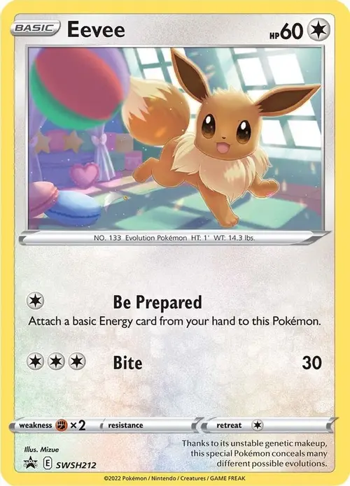 Eevee - SWSH212 card art
