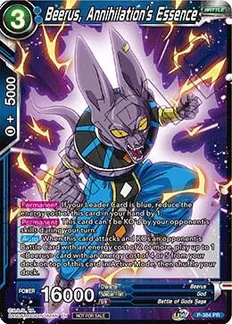 Beerus, Annihilation's Essence (Tournament Pack Vol. 8) card art