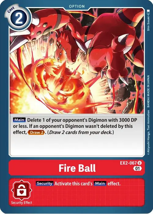 Fire Ball card art