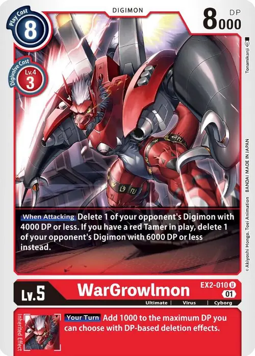 WarGrowlmon card art