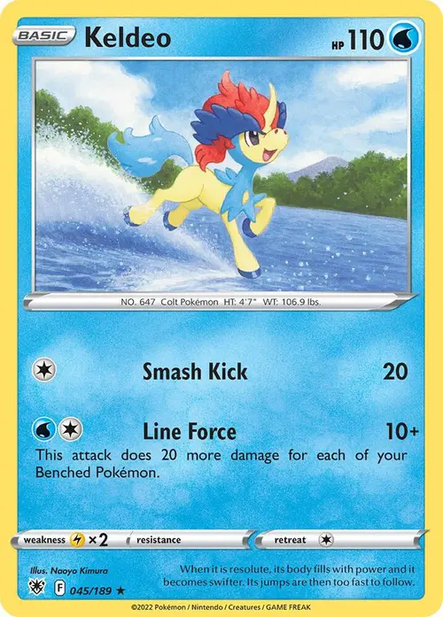 Keldeo card art