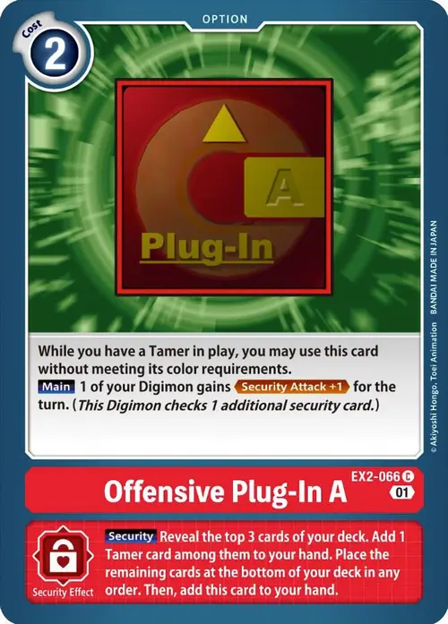 Offensive Plug-In A card art