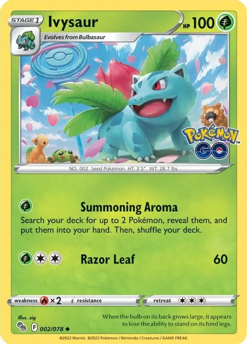 Ivysaur card art