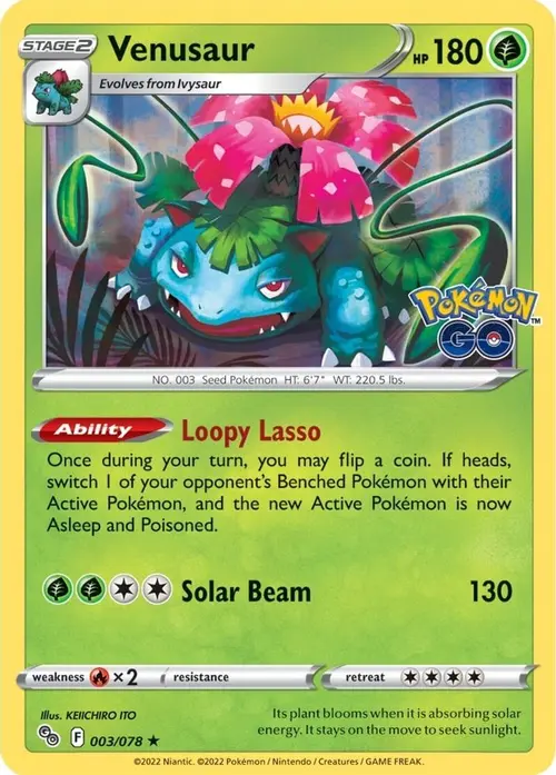 Venusaur card art