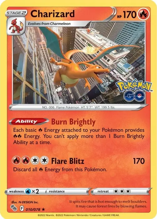 Charizard card art
