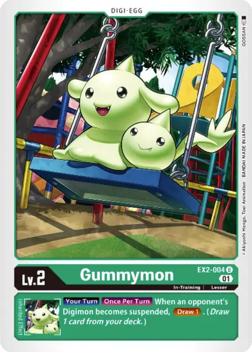 Gummymon card art