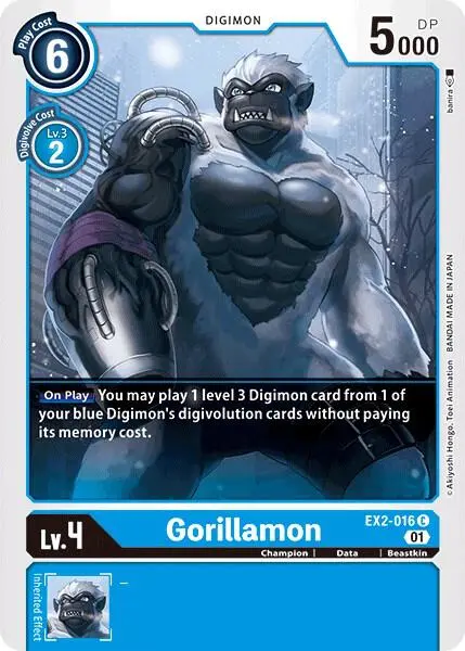 Gorillamon card art